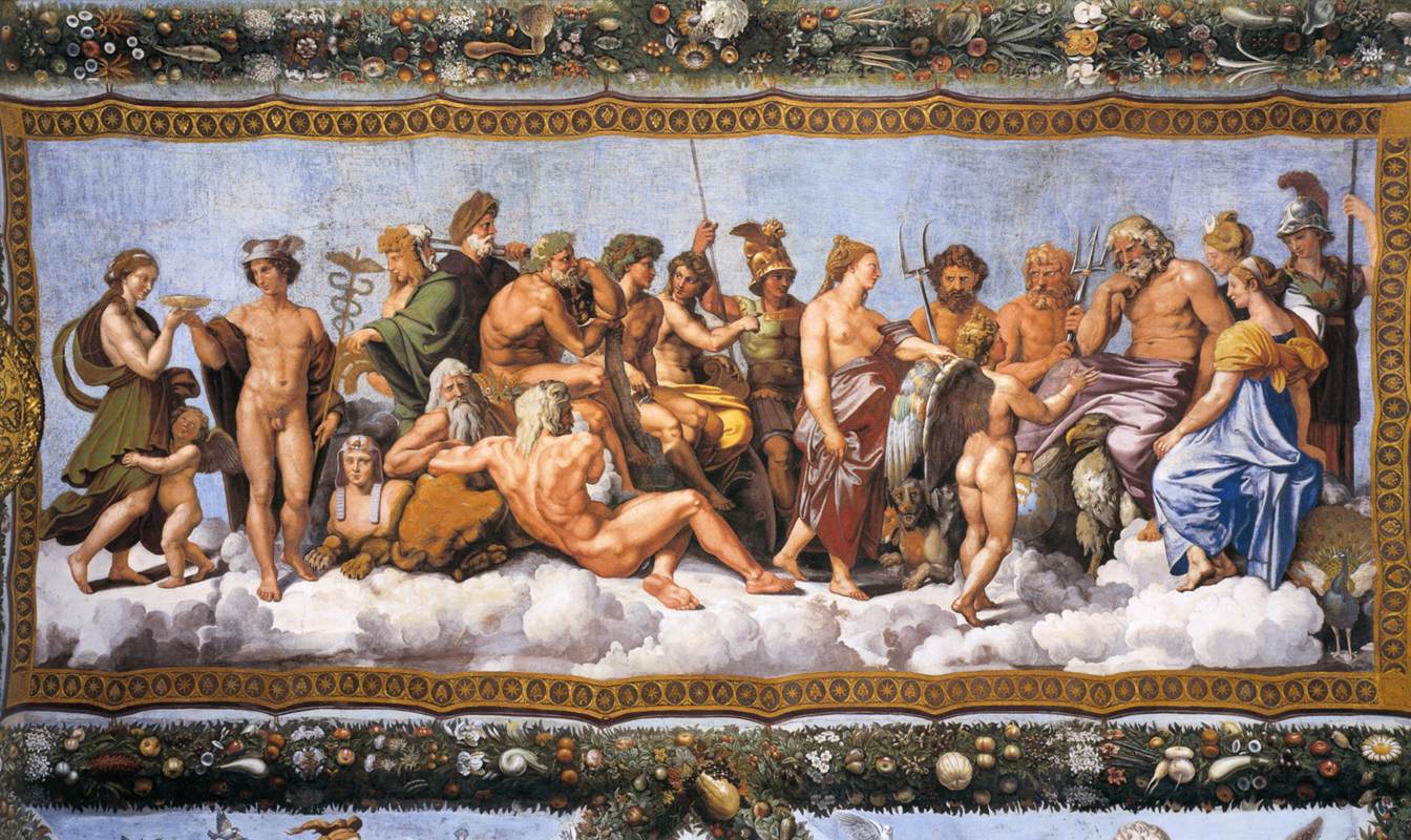 Twelve gods of Olympus