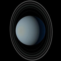 The planet Uranus