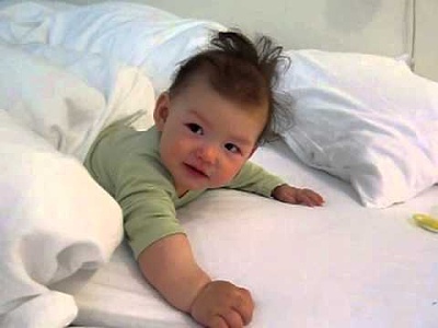 Baby waking up