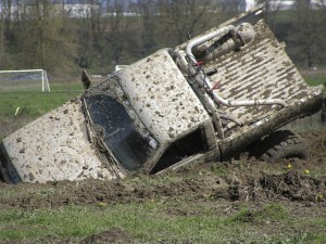 Stuck in mud